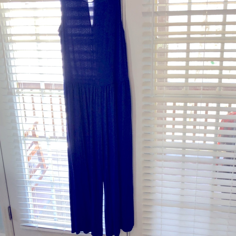 NWT! New York & Company royal purple maxi jumpsuit